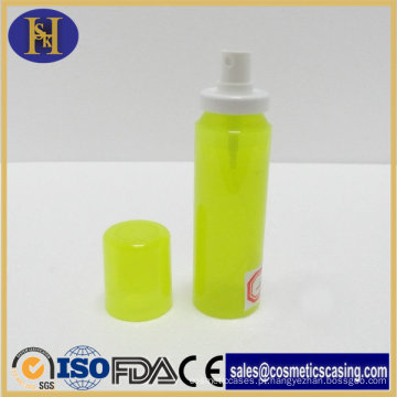 Maquiagem amarela embalagem frasco cosmético, 60ml